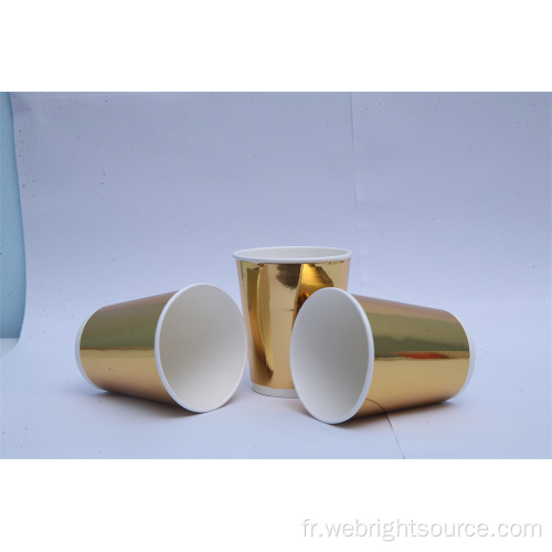 Tasses en papier doubles de 4oz pour une consommation de froide